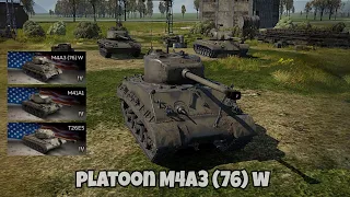 Platoon M4A3 (76) W