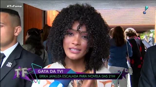 "Inclusão de respeito", diz Érika Januza sobre namoro com Victor Evangelista