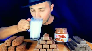 ASMR🟡NUTELLA CHOCOLATE , MARS MUKBANG EATING