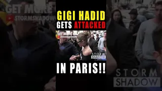 GIGI HADID GETS ATTACKED IN PARIS AGAIN!! *shocking video* #SHORTS