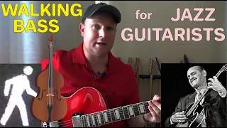 Walking Bass Lines - Jazz Guitar Lesson