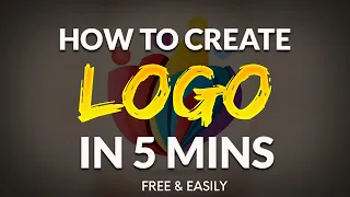 HOW TO MAKE YOUR OWN LOGO FOR FREE IN 5 MINS - quick & easy!!!