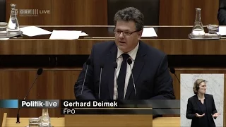 Gerhard Deimek - Regierungsumbildung - 27.1.2016
