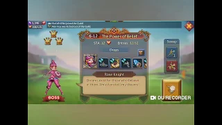 (Rose Knight) How to unlock 6-12 elight stage