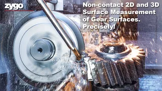 Webinar: Non contact 2D and 3D Surface Measurement of Gear Surfaces.  Precisely!