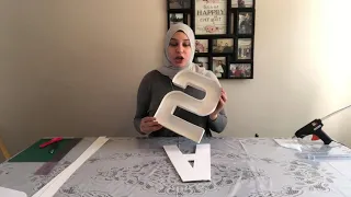 Custom letter and number box tutorial