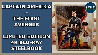 CAPTAIN AMERICA - THE FIRST AVENGER - LIMITED 4K BLU-RAY STEELBOOK UNBOXING - BEST BUY EXCLUSIVE