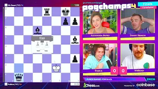 Mr Beast trying HARD not to Stalemate!! - FINAL, POGCHAMPS 4 - Chess Twitch Clip Highlights - Pepega