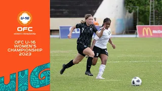 HIGHLIGHTS | New Zealand v Fiji | OFC U-16 Women's Championship 2023