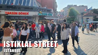 Istanbul Istiklal Street, What Is There From Taksim Square to Şişhane | 4K Istanbul Walking Tour