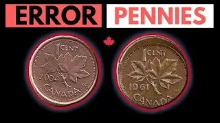 CANADIAN ERROR PENNIES WORTH MONEY