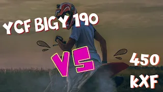 YCF Bigy 190 Daytona  VS 450 kxf