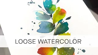 easy wet-to-wet watercolor technique ** for beginners