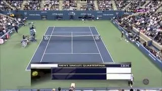 US Open 2013   QF   4th Set Highlights   Novak Djokovic vs Mikhail Youzhny