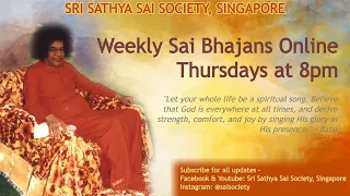 Weekly Online Bhajans - 29 July 2021, Thursday