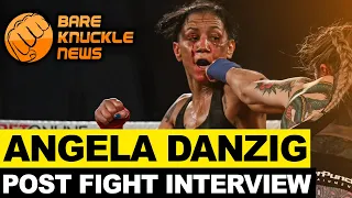 Angela Danzig  Fight Of The Night ~ BKFC Fight Night NY 2 ~ Bare Knuckle News