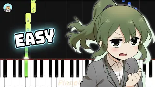 My Senpai is Annoying OP - "Annoying! San San Week!" - EASY Piano Tutorial & Sheet Music