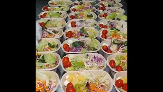 가벼운 한 끼로 좋은 샐러드 도시락! 🥗 / Korea's Lunchbox Factory Makes Salad Huge! #shorts