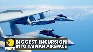 56 Chinese planes in Taiwan airspace | WION English News | Latest News