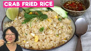 Crab fried rice “Khao Pad Pu” 🦀 A great classic of Thai cuisine, intense crab taste!