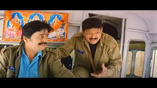 Ramesh Forgot to Wake Malayali Aunty in Bus | Kannada Comedy Scenes | Vishnuvardhan | Prema |