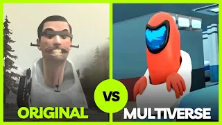 SKIBIDI Original VS Multiverse #77 SpongeBob