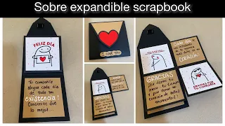 Sobre expandible SCRAPBOOK | Regalo fácil