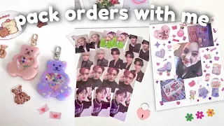 ⋆·˚💌 ‧₊ болтаем, упаковываем много k-pop фотокарт и другие заказы ⋆｡ pack orders with me pt. 7