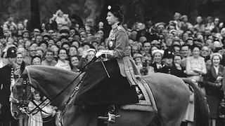 First trooping the colour of Queen Elizabeth II, 1952