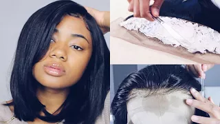 HOW TO BLEACH AND CUSTOMIZE A LACE FRONTAL (VERY DETAILED) | SERIES PT 1