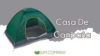 Como Armar Y Desarmar Una Casa De Campaña Portátil Tienda Para 1 Persona Camping Refugio │ Slim Co