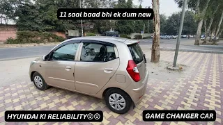 HYUNDAI i10 1.2 VTVT KAPPA, 11 SAAL BAAD RELIABILITY AND CAR KI AISI CONDITION😲, OWNERSHIP REVIEW.