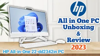 HP All-in-One 22-dd2342 PC ⚡UNDER Rs-30,000/- Branded PC⚡Inbuilt Web-Cam,Speakers ⚡UNBOXING & REVIEW