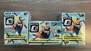 ✨New! 2022-23 Optic Donruss Basketball Blasters! Rookie auto and Copper Glitter /99 🤯