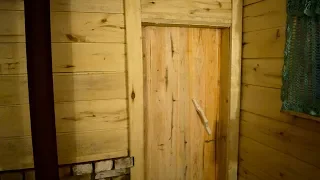 🚪 DIY ДВЕРЬ В БАНЮ (своими руками) The DOOR to the sauna with their hands