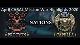 April CABAL Mission War Highlights 2020 Video (iZodiark/EU-Mercury)