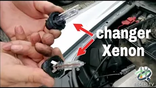 AUDI A6 Xenon far ampülü nasıl değiştirilir👍 A4  How to replace the xenon headlight bulb  BECERI TV