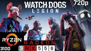 Watch Dogs Legion | RX 550 + Ryzen 3 3100 + 8GB RAM