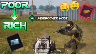 Poor To Rich Fast & Easy: Undercover Mode| METRO ROYALE| PUBG MOBILE| Season 18