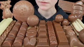 ASMR Chocolate Candy Bars *Milka, Oreo Snowball, Cadbury, Kinder, Ferrero, Maltesers Reindeer, Lindt