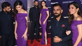 VIRAT KOHLI & ANUSHKA SHARMA REACHED AT RED CARPET OF 4RTH EDITION OF INDIAN SPORTS HONOURS 🤩💕🔥