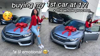 Vlog: BUYING MY FIRST CAR AT 17! (test drive, down payment, etc.) | Alyssa Howard 💗