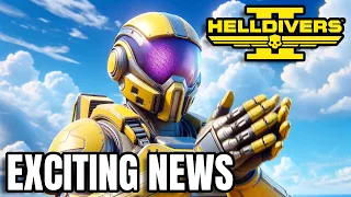 EXCITING NEWS For Helldivers 2 Players! - New Dev Announcement!