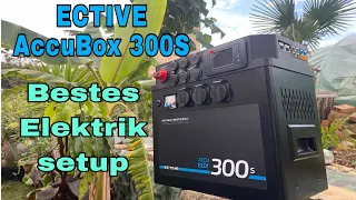 ECTIVE AccuBox 300S - Bestes Camper Elektrik setup-Auch perfekt für Garten - auspacken was ist dabei