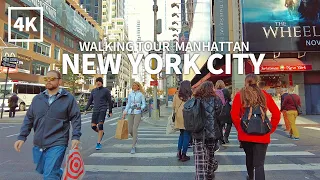 NEW YORK CITY TRAVEL - WALKING TOUR(12), Broadway, Times Square, Central Park, Lincoln Center [Full]