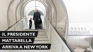 Arrivo del Presidente Mattarella all’aeroporto internazionale di New York – John F. Kennedy