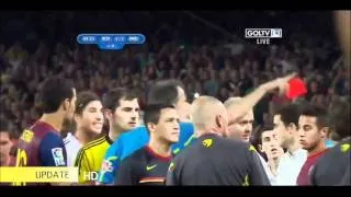 [HD] Barcelona vs. Real Madrid Fight - Super Cup 17/8/2011 -