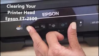 Epson ET-2500 Clearing Printer Nozzle