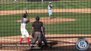 Cameron Trevino Prospect Video, RHP, La Mirada High School Class of 2023