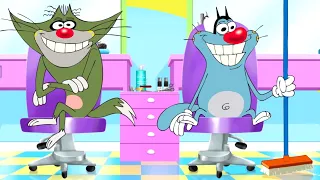 Oggy and the Cockroaches ✂️ HAIDRESSER'S (S04E43) CARTOON | New Episodes in HD